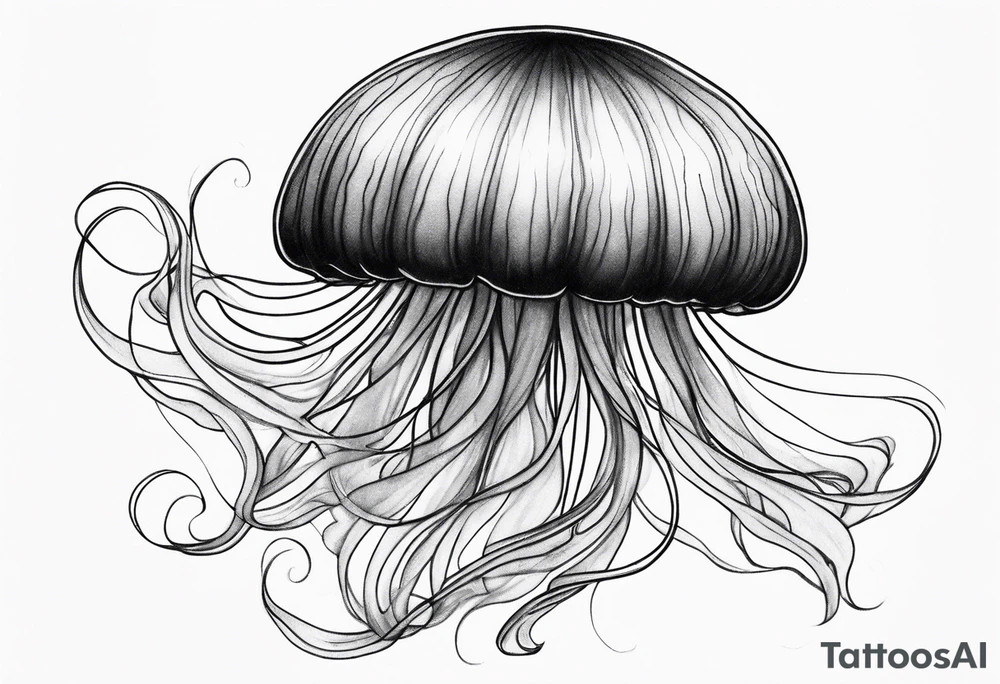Beautiful Jellyfish tattoo idea