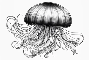 Beautiful Jellyfish tattoo idea