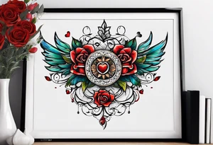 symbols of couples. his and her tattoo. tattoo idea