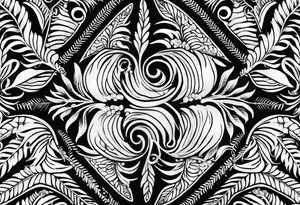 Sword fern tattoo idea