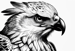 harpy eagle tattoo idea