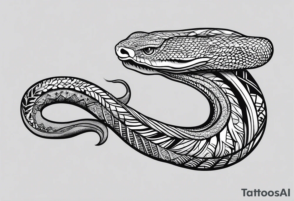 Black mamba t tattoo idea