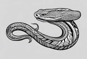 Black mamba t tattoo idea