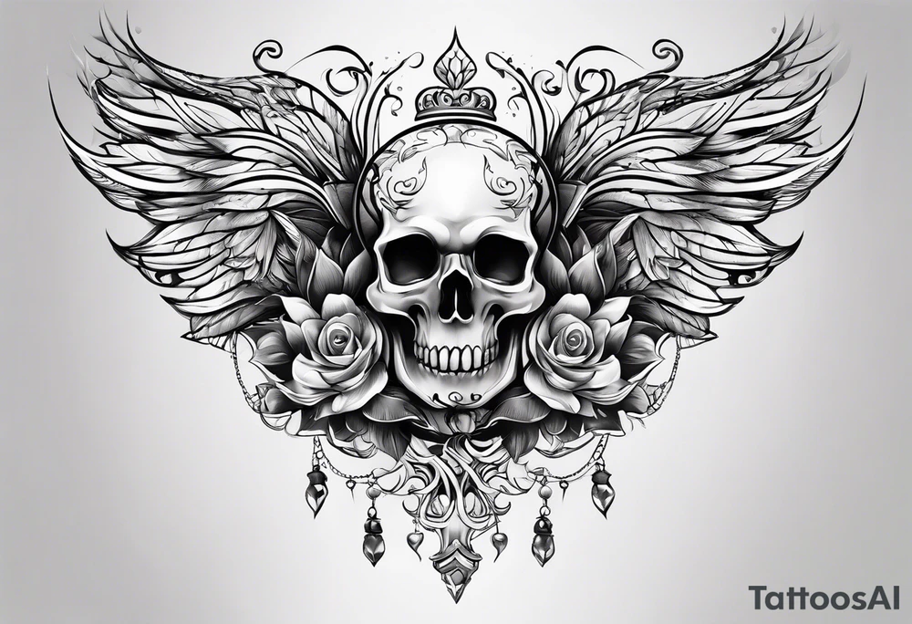 shape of the body tattoo idea