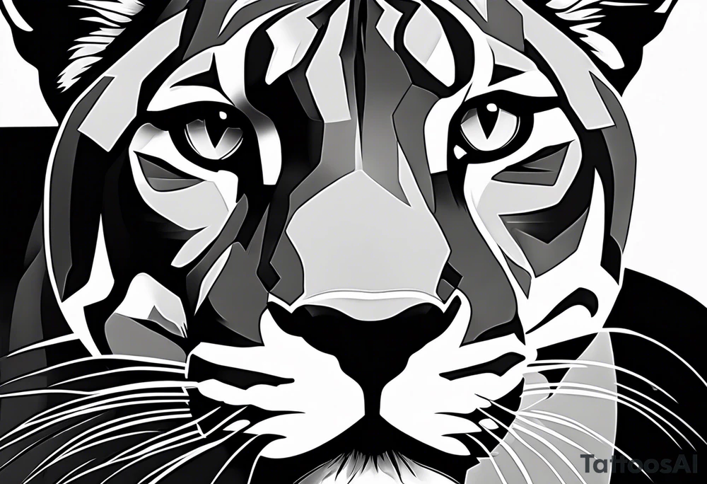 Cougar tattoo idea