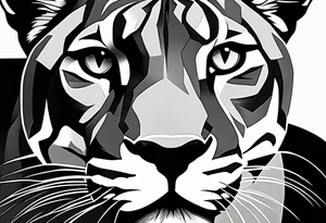 Cougar tattoo idea