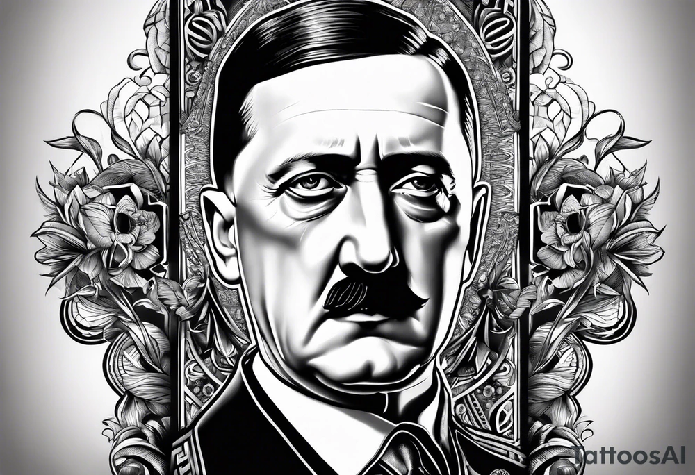 Adolp Hitler SS TOTEMKOPH tattoo idea