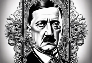 Adolp Hitler SS TOTEMKOPH tattoo idea