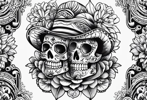 mexican style tattoo tattoo idea