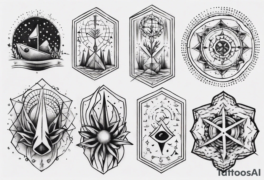 Friendship graph tattoo idea