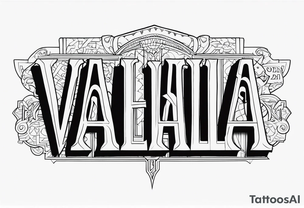 Valhalla 
 steps tattoo idea