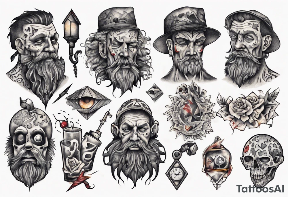 lost guy tattoo idea