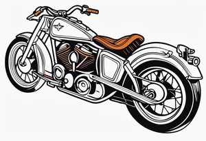 motorcycle tattoo idea