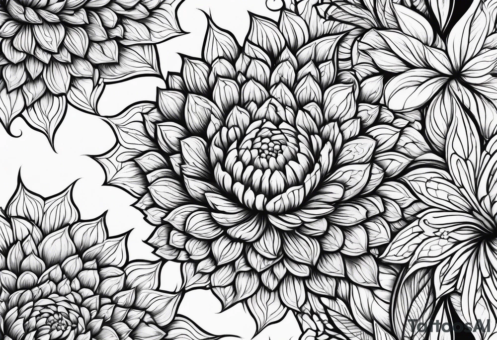 Fractals nature tattoo idea
