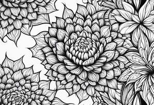 Fractals nature tattoo idea