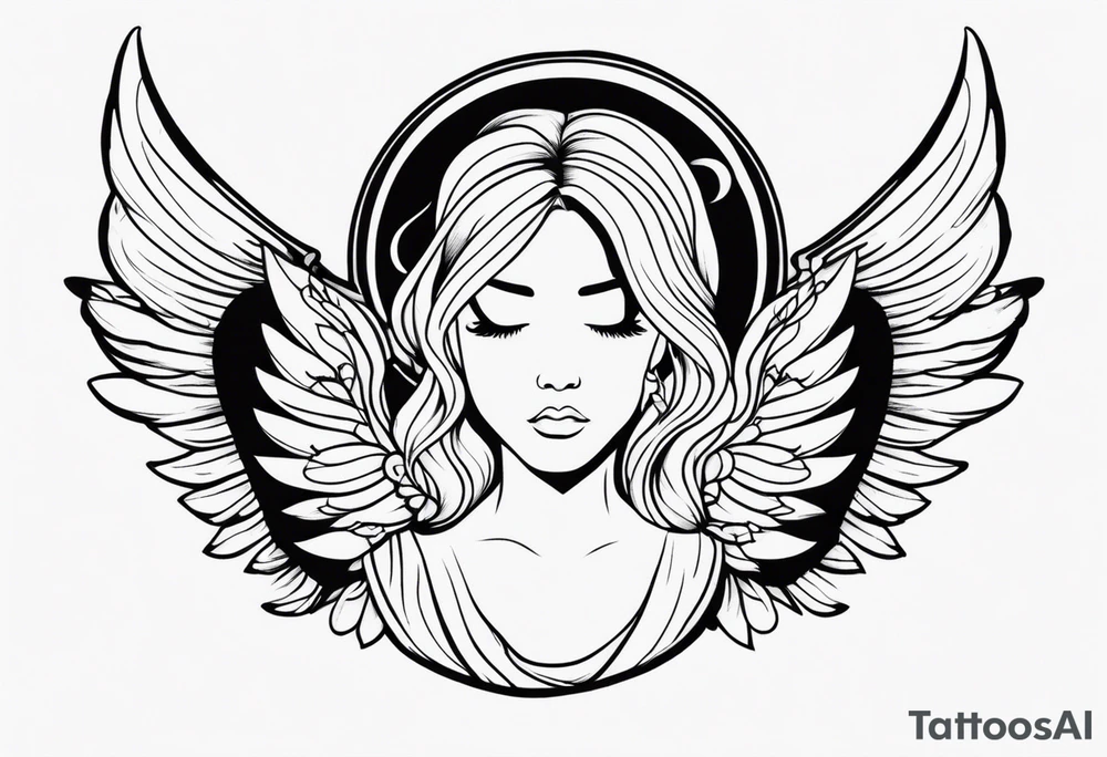 444 with an angel tattoo idea