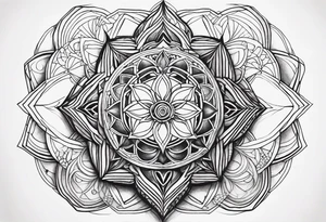 sacred geometry tattoo idea
