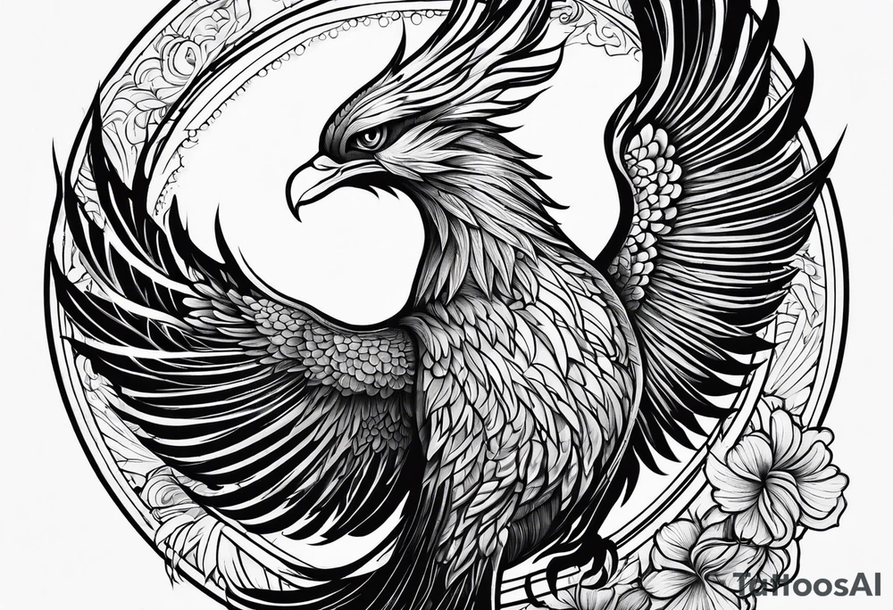 Phoenix tattoo idea