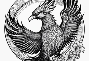 Phoenix tattoo idea