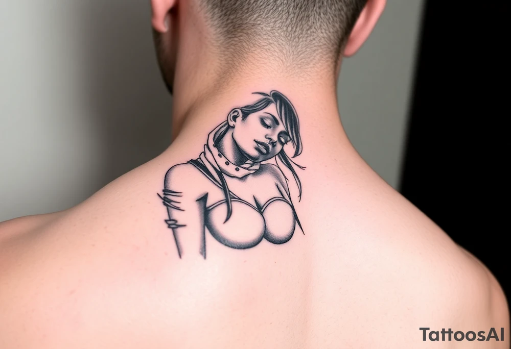 Gangsta sadgirl tattoo idea