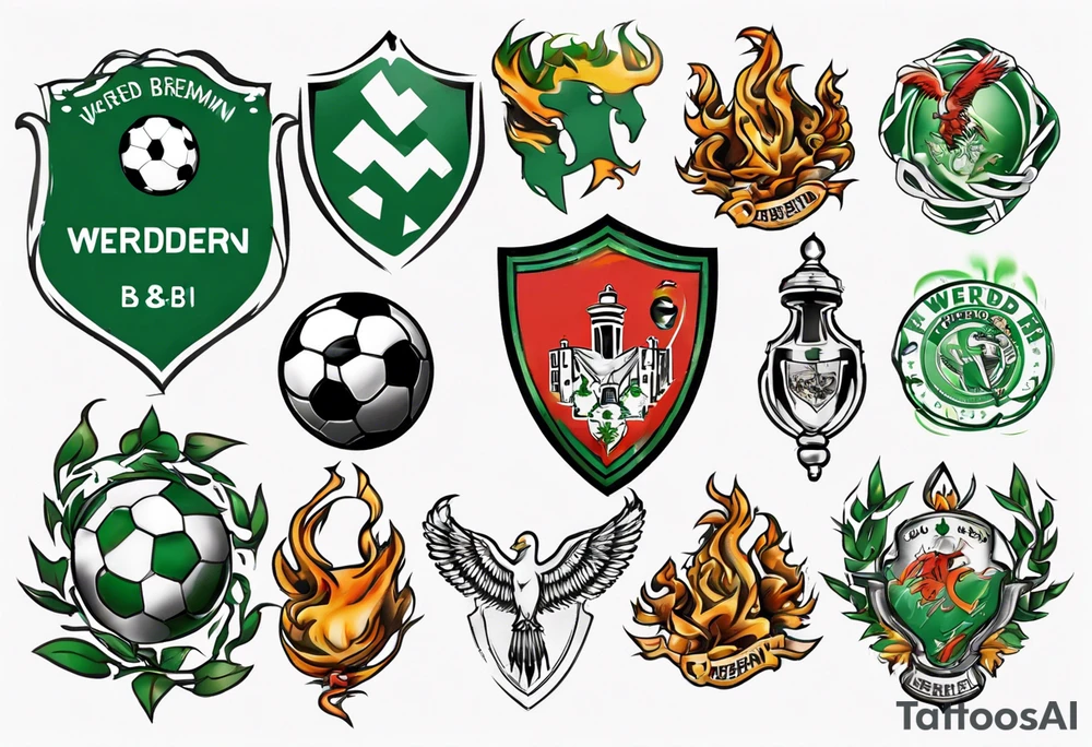 werder bremen fußball tattoo idea