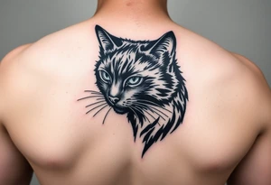 Black Cat tattoo idea