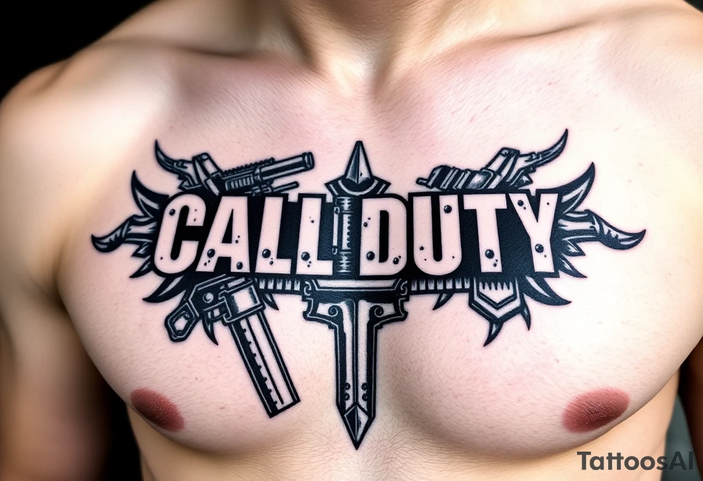 call of duty tattoo idea