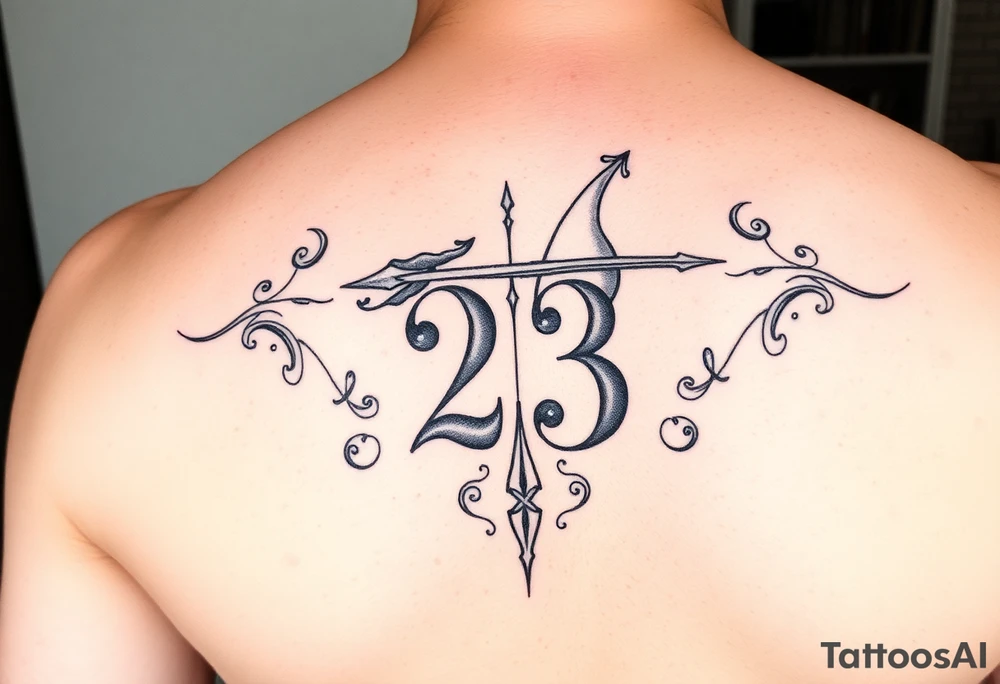 Bradley sagittarius 23 tattoo idea