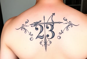 Bradley sagittarius 23 tattoo idea