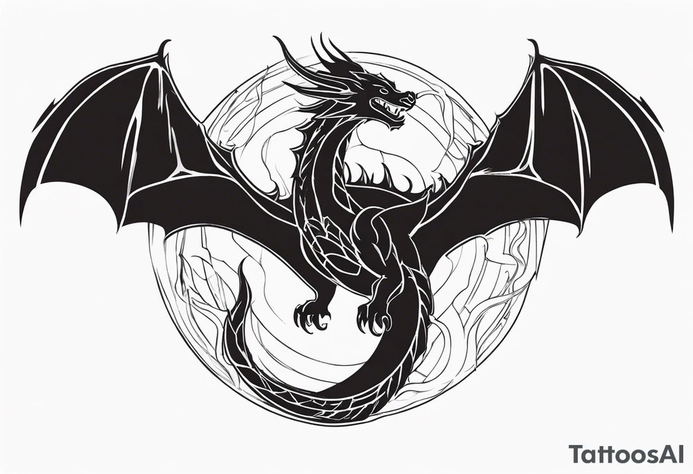 Smaug with the doctor tattoo idea