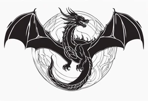 Smaug with the doctor tattoo idea