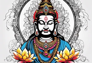 “Jai mahakaal” in different ideas tattoo idea