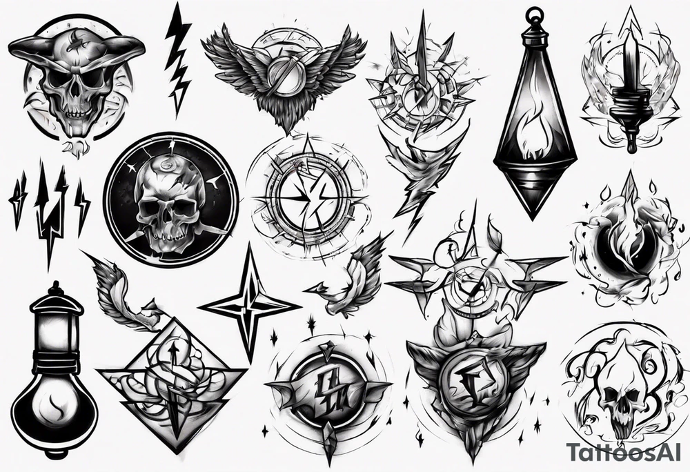 Lighting tattoo idea