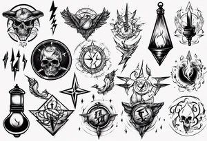 Lighting tattoo idea