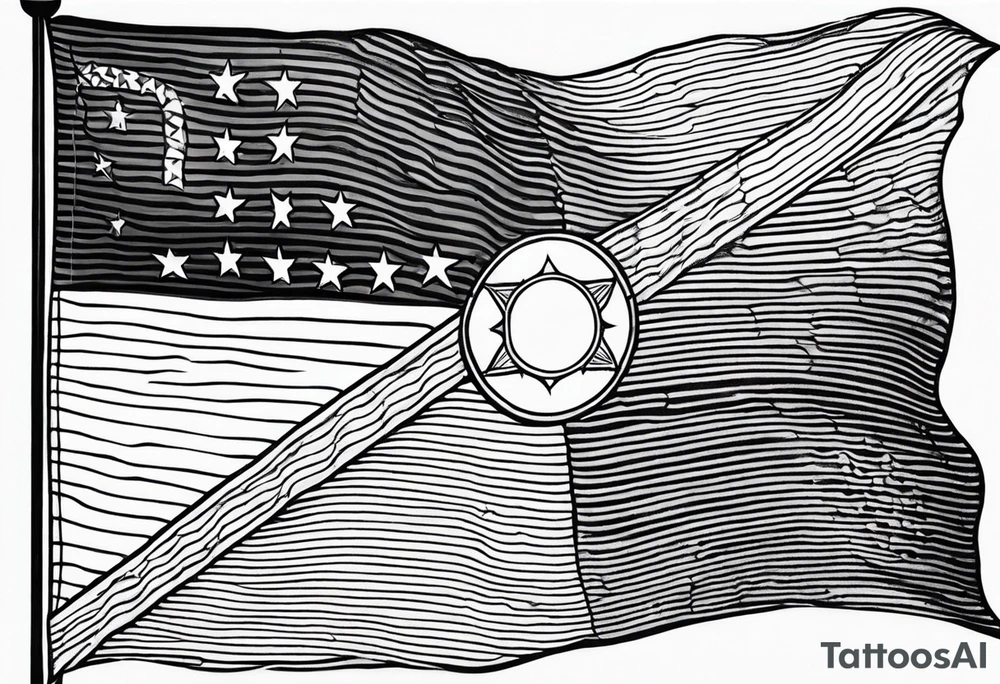 Filipino flag tattoo idea