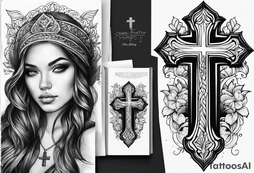 cross tattoo idea