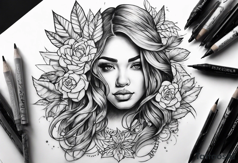 Never giving up tattoo idea