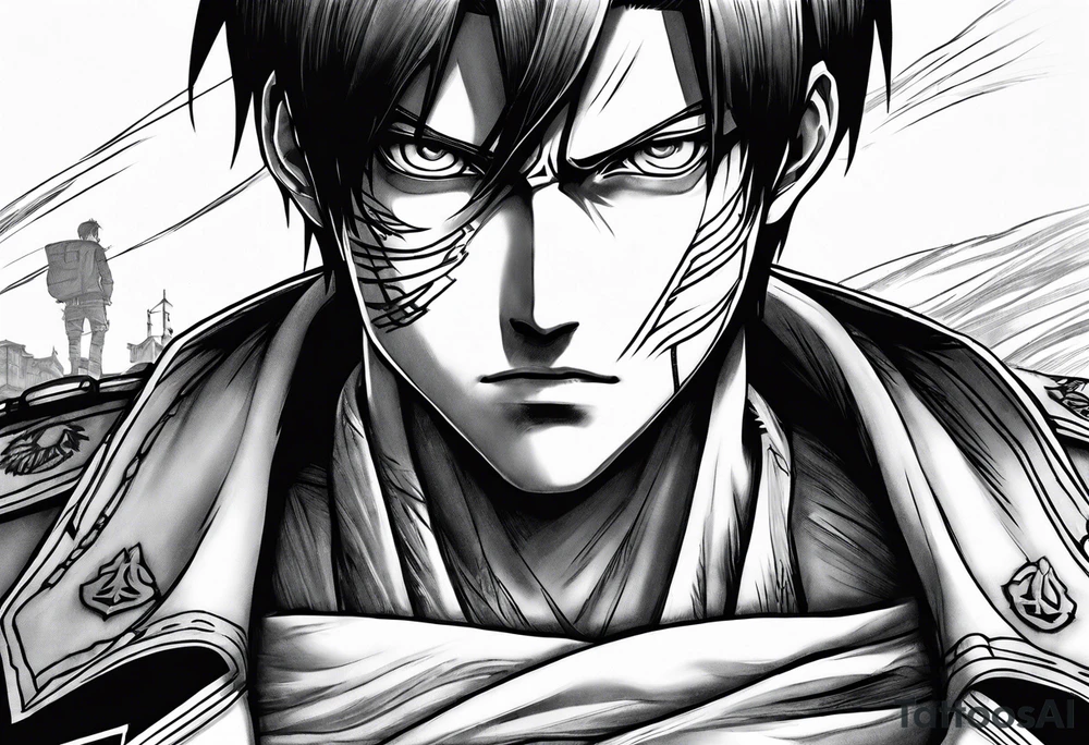 Levi attack on titan tattoo idea