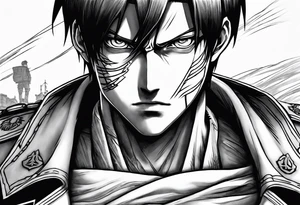 Levi attack on titan tattoo idea