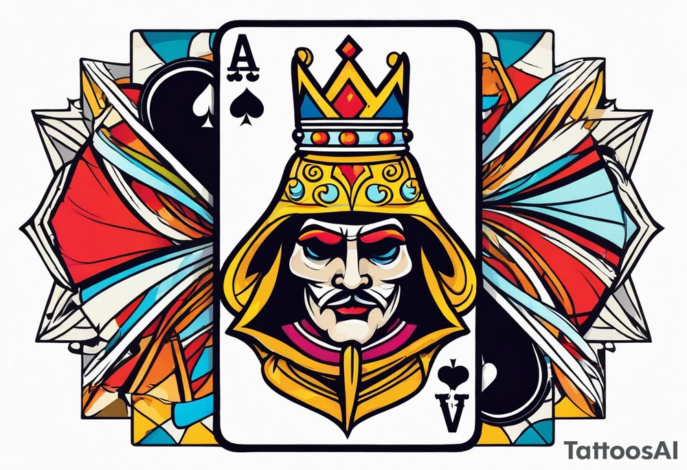 king of spades tattoo tattoo idea