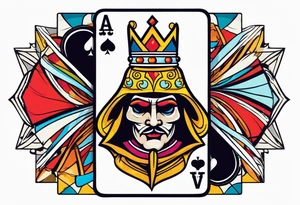 king of spades tattoo tattoo idea