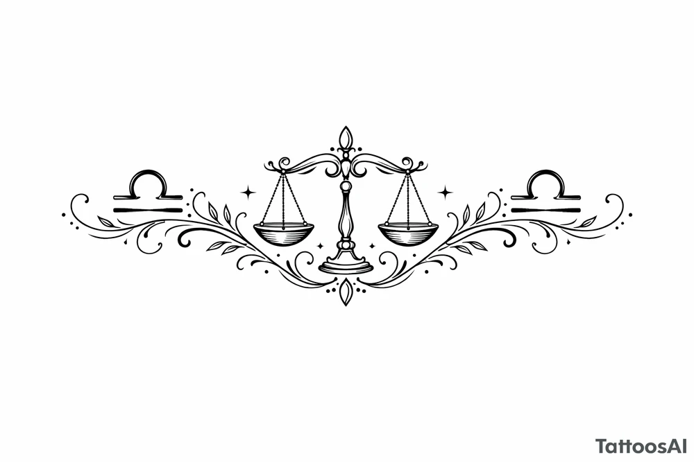 Triple libra tattoo idea