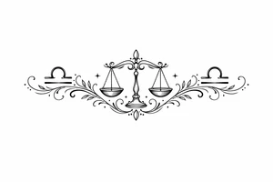 Triple libra tattoo idea