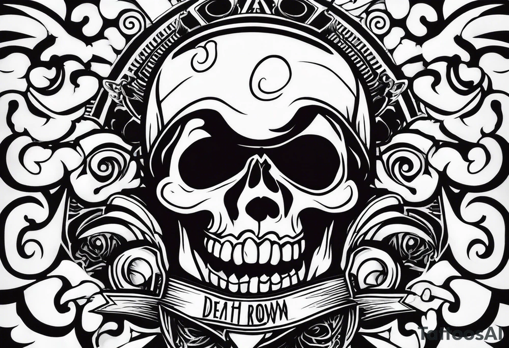 Forearm death row records tattoo idea