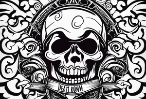 Forearm death row records tattoo idea