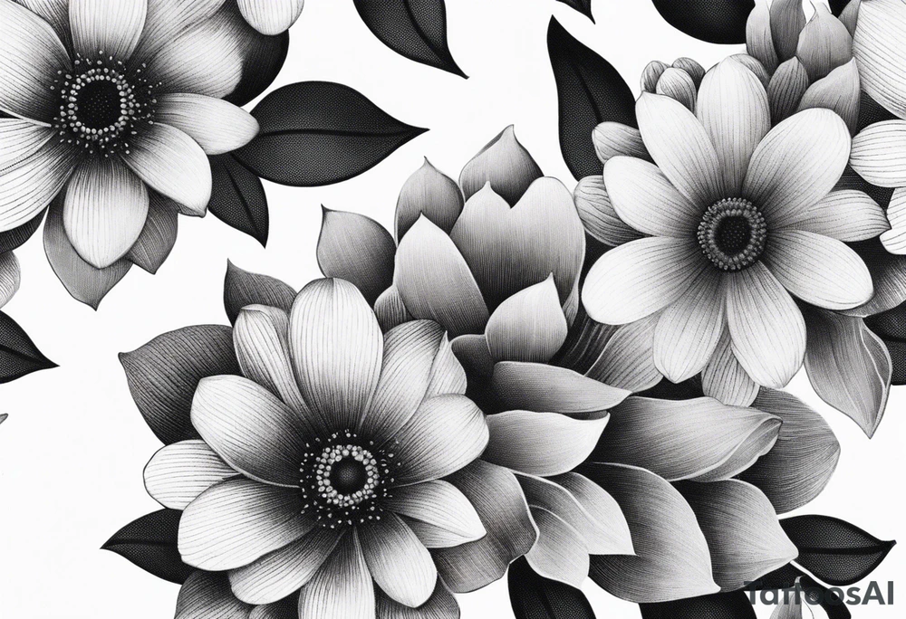 flowers tattoo idea