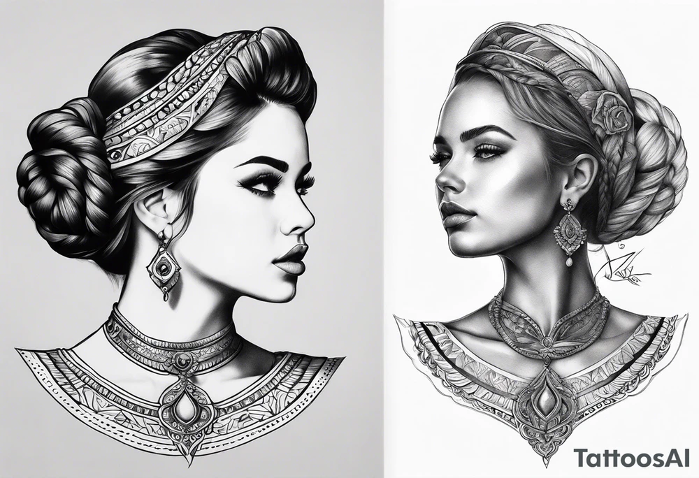 Womens history collarbone tattoo tattoo idea
