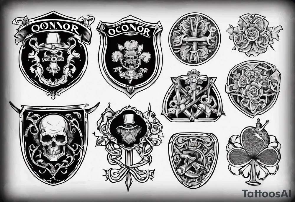 oconnor irish crest tattoo idea
