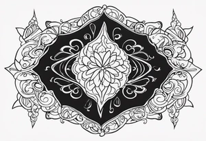 Hard times in cursive tattoo idea