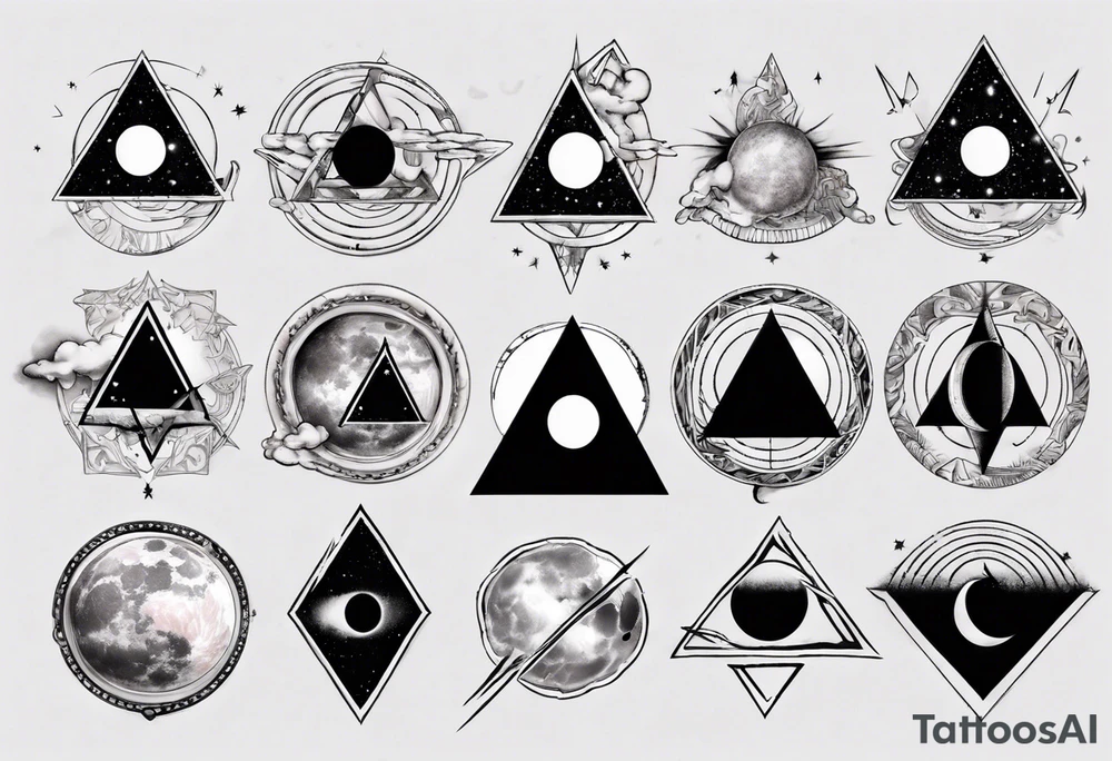 Dark side of the moon, equals sign, tattoo idea